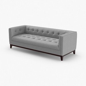 transitional sofa 3D