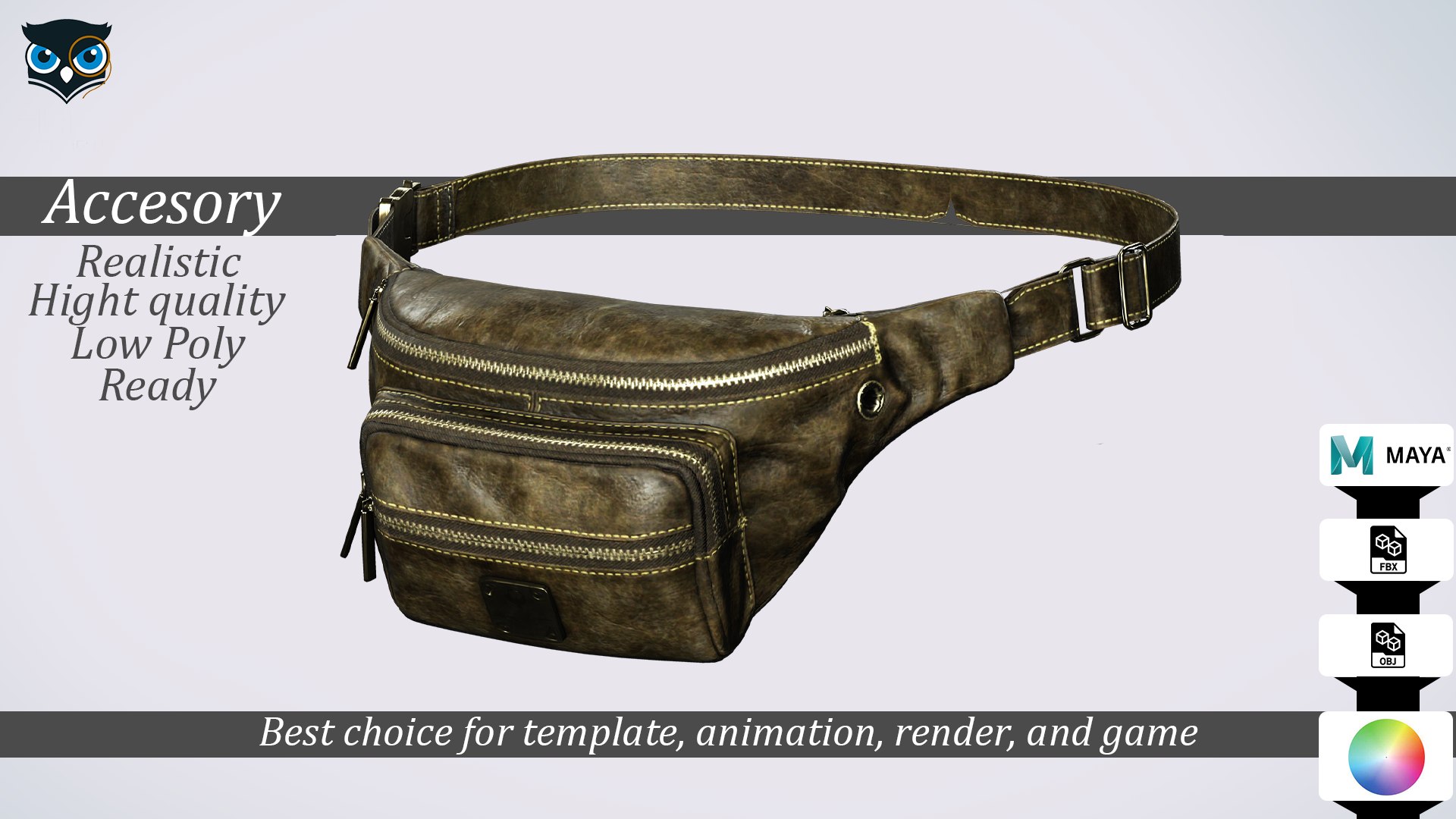 Vintage Brown Leather Fanny Pack - 3D Model 3D https://p.turbosquid.com/ts-thumb/m8/zy7YiO/u4/arttemp/png/1750773407/1920x1080/fit_q87/388623ca977a8c713083e67d966844d4b43fd97e/arttemp.jpg