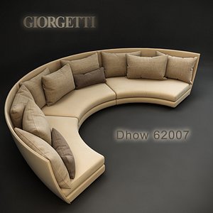 giorgetti dhow 62007 3d max