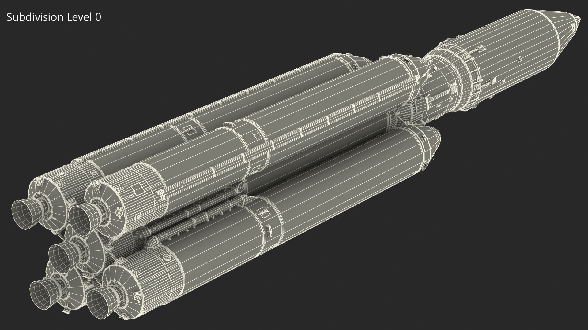 Heavy Lift Launch Vehicle 3D model - TurboSquid 1769939