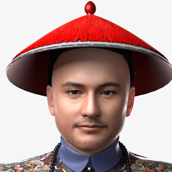 3D Officials of the Qing Dynasty of China model