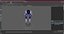 送货机器人 灰色 装配 Maya