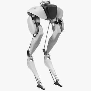 Delivery Robot Grey Rigged for Maya