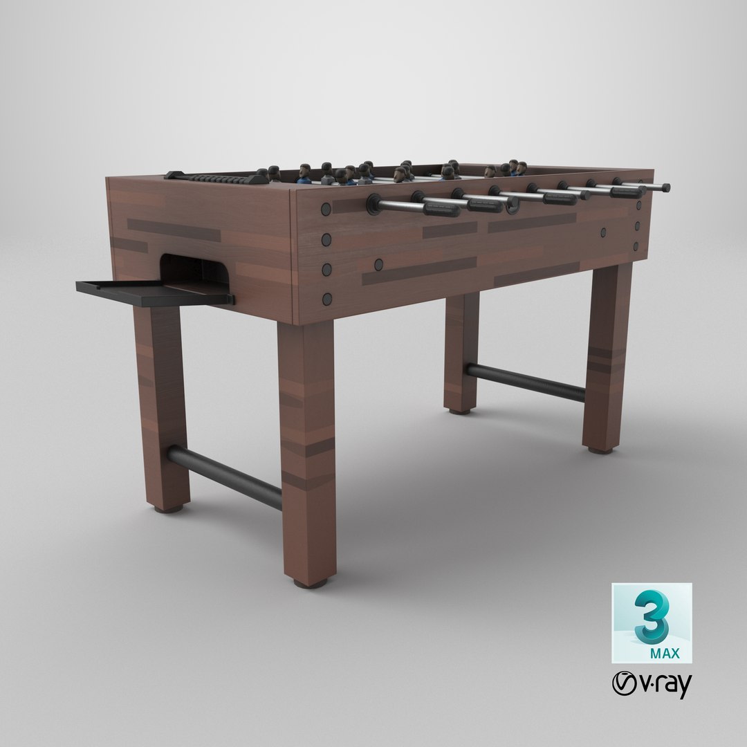 Foosball Table 3D model https://p.turbosquid.com/ts-thumb/m9/2lb3hH/Oe/stemcell_max_vray_render/png/1729696920/1920x1080/fit_q87/d797e9196ab0e429fe3a6f3da58051977d3292d7/stemcell_max_vray_render.jpg