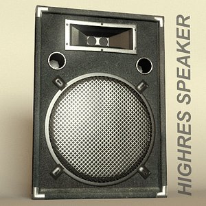 speaker 3d max