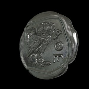 Athena coin-print model