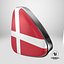 3D Denmark Flag Icon