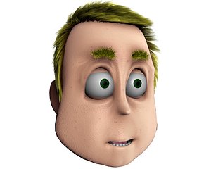 3d character hair morph