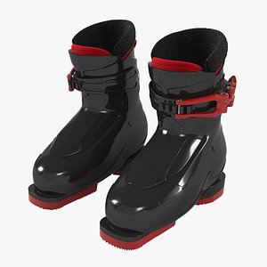 3D alpine ski boots model