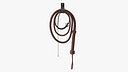 Brown Cowboy Whip Holstered