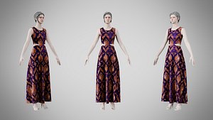 Dress 31 Velvet Royal Orchid