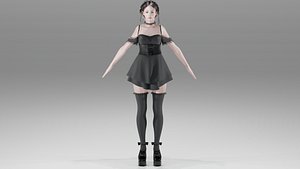 Gothic Doll Collection 3D