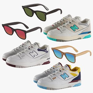 Sneakers And Sunglasses Set
