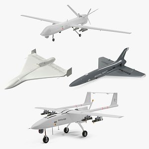 UAV Drones Collection 2 3D
