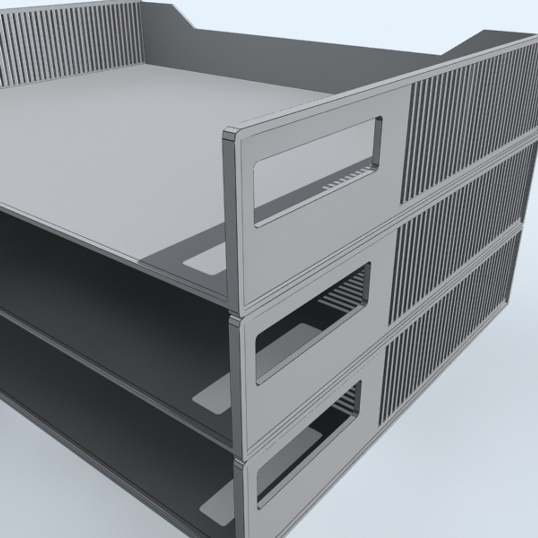 3d desk clutter