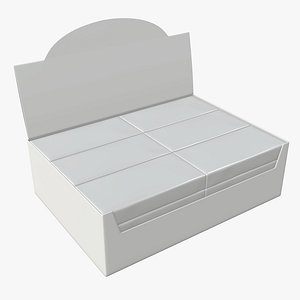 waffle wraps white 3D model