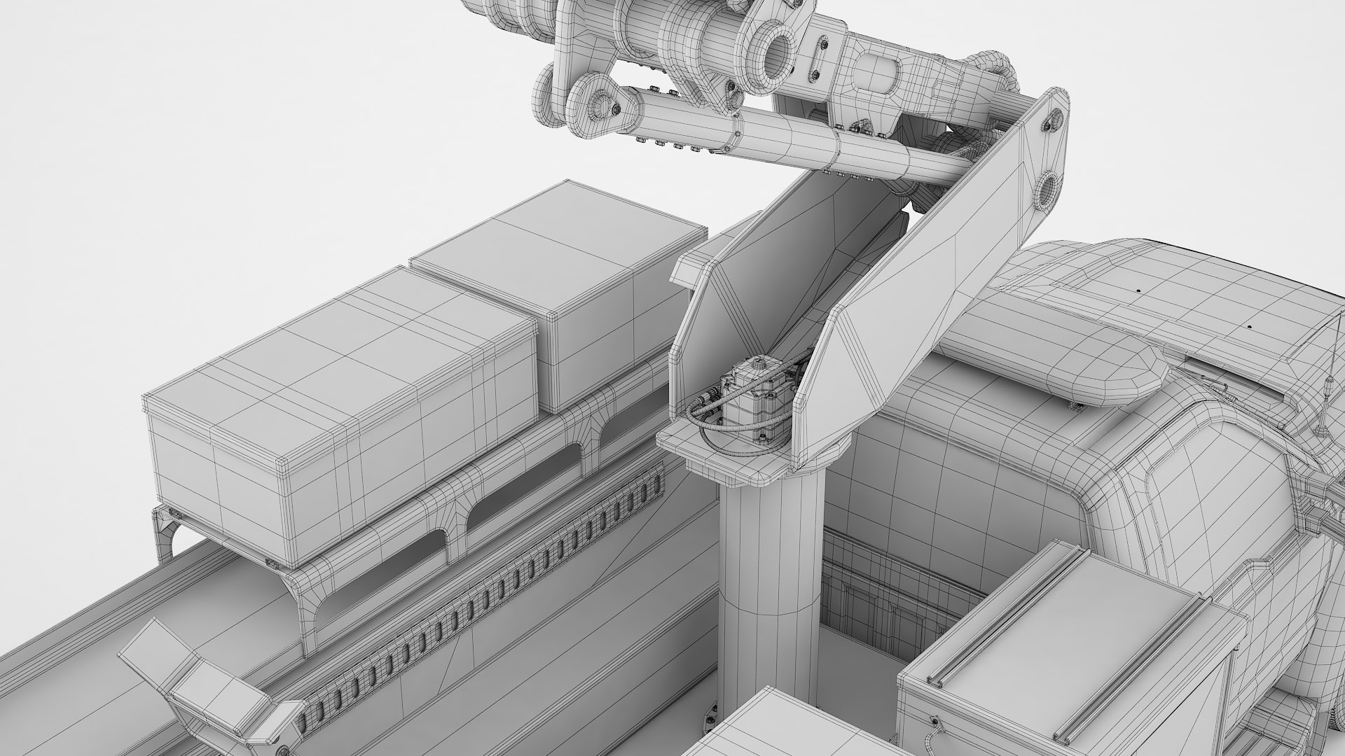 3D Ford F450 2012 Articulating Bucket Truck 04 model - TurboSquid 2121379