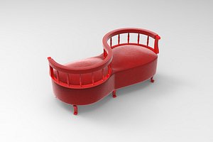 Conversation Sofa 3D model