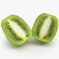 Half A Pair Of Peeled Kiwis