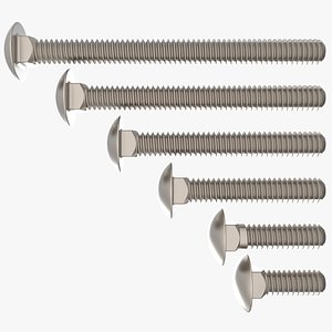 3D Square Neck Carriage 1-4 20 Tread Length