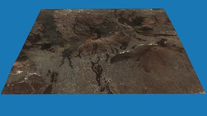 erta ale volcano 3D model