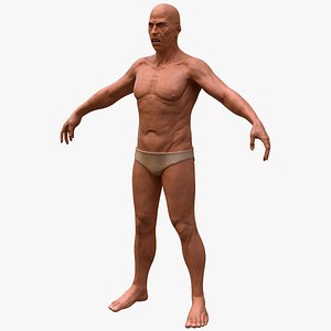 old man 3d max