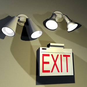 Exit light 01
