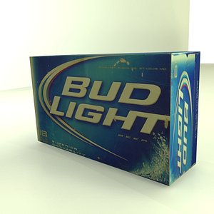 beer box bud 3d max