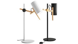 3D Scantling S Black by Marset Table Lamp model