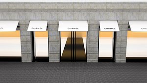 shop chanel 3D model