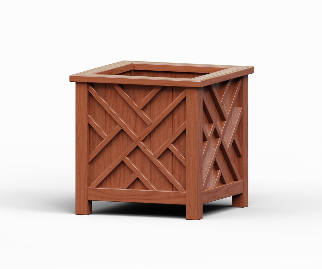 Wooden Flower Box Model - TurboSquid 1981884