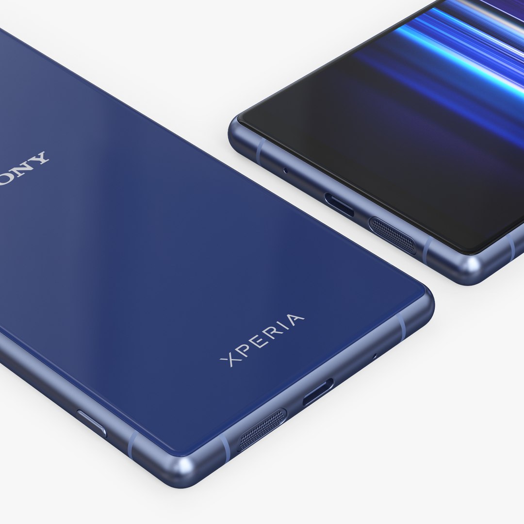 Sony Xperia 5 Blue Model - TurboSquid 1446196