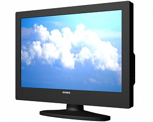 3d model dynex 720p hdtv v01