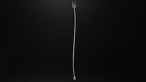 USB cable 3D model