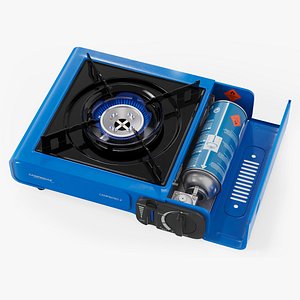 Camping Gas Portable Butane Gas Stove with Cartridge 3D