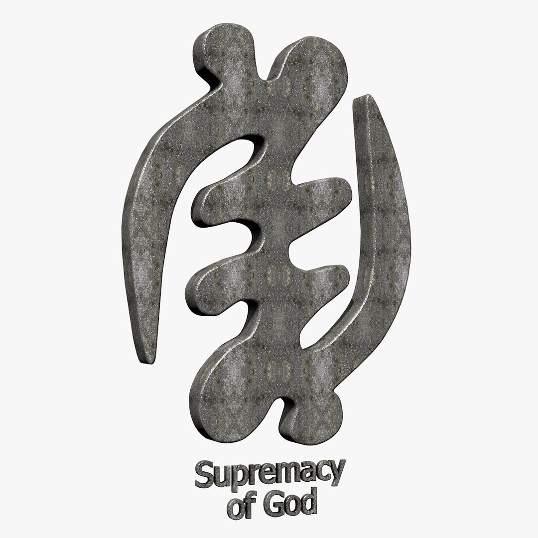 3d Supremacy God Symbol Model