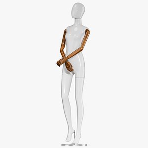 Full Rigged Female Sewing Mannequin 3D