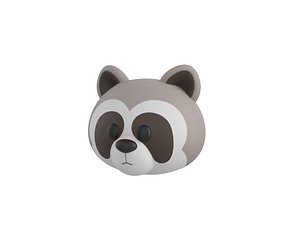 Prop150 Raccoon Head 3D model