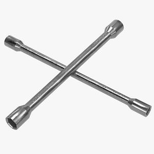 3D Cross wrench model