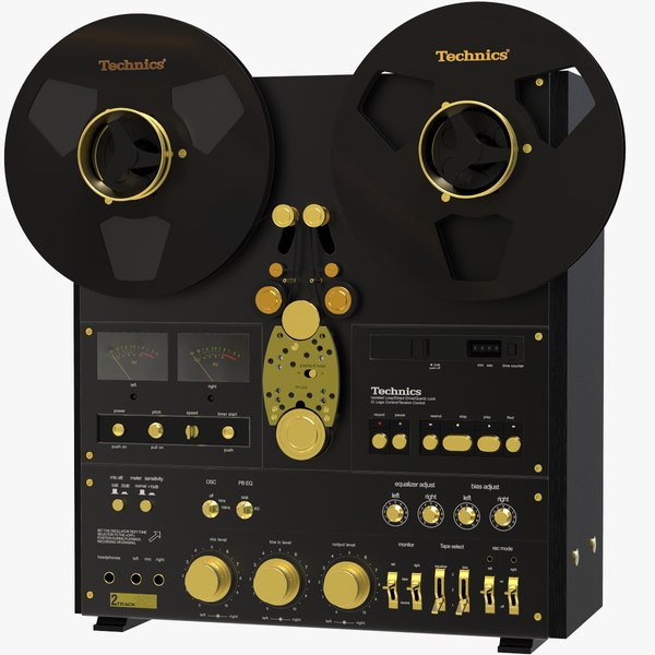 RS-1520 Reel-to-Reel Tape Recorder 3D model