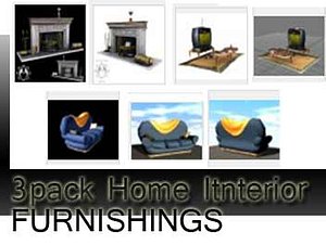 set home interior 3d model
