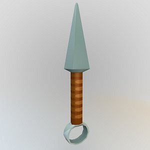 3D model kunai 1