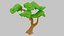 cartoon tree 3D