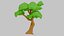 cartoon tree 3D