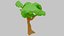 cartoon tree 3D