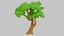 cartoon tree 3D