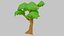 cartoon tree 3D