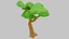 cartoon tree 3D