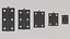 3D hinges model