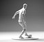 3D footballer ronaldo player